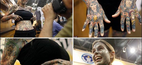 A mulher com mais tatuagens no mundo