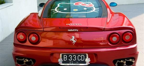 Hello Kitsch: Um Ferrari 360 ‘Hello Kitty’ ou um caso extremo de xuning