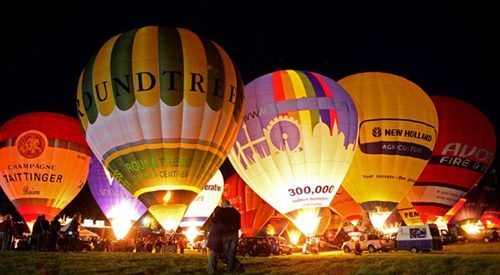 Festival internacional de balões de ar quente de Bristol