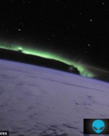 Espectaculares fotos de auroras boreais vistas do espaço