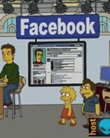 O Facebook chegou aos Simpsons